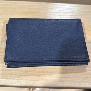 Osgoode Marley Blue Leather Card Case